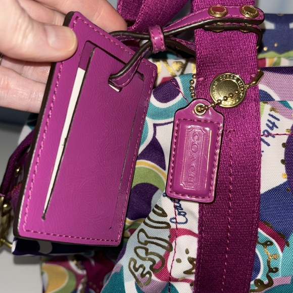 Y2K Coach Poppy Pop C Travel Weekender Bag - Picture 4 of 11